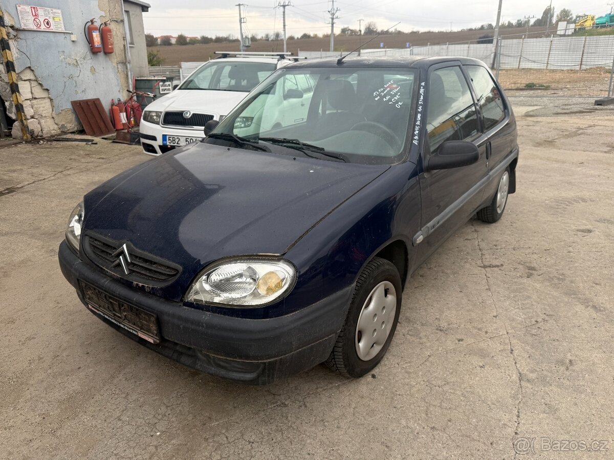 Náhradní díly - Citroen Saxo 1.0i 37kW r.v. 2000