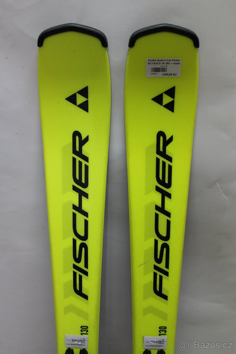 Dětské sjezdové lyže Fischer RC4 RACE JR JRS délka 130 cm