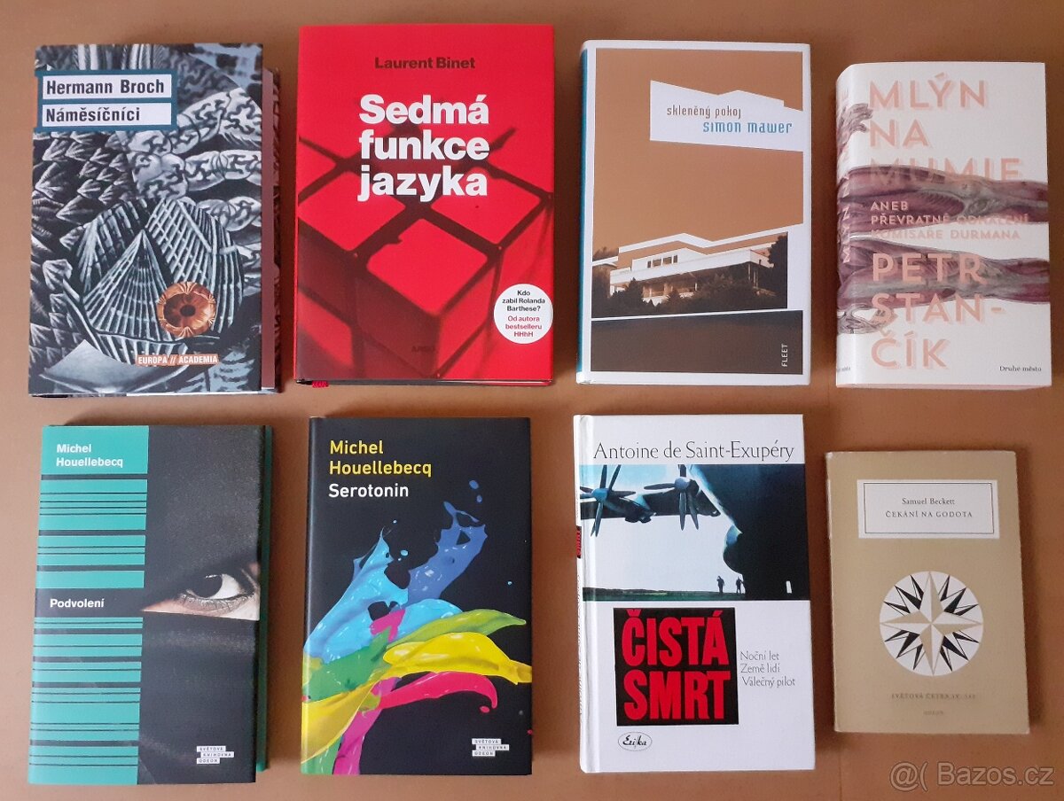 Houellebecq - Podvolení, Mann, Eco, Binet, Pecka