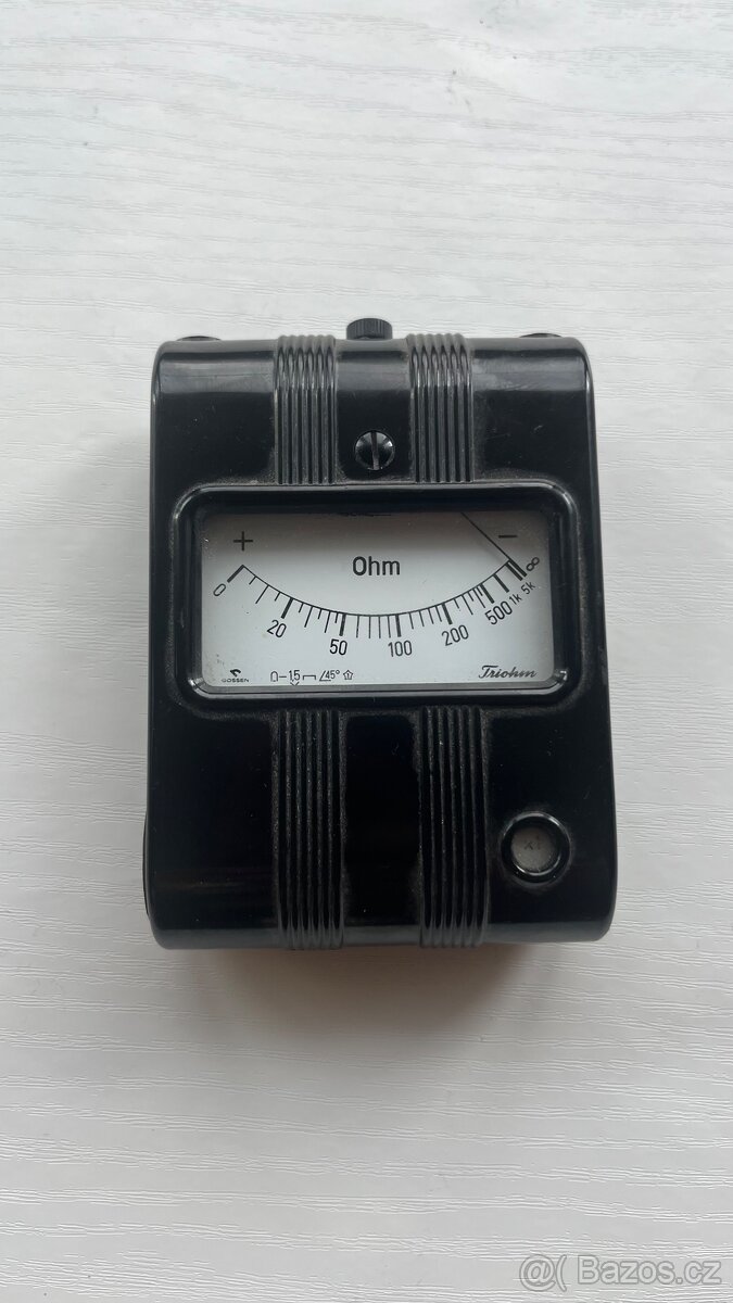 Analogový měřič odporu - ohmmetr
