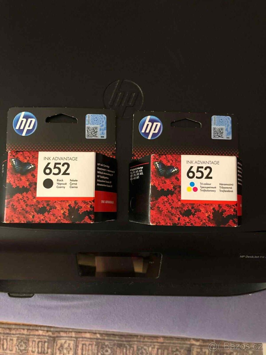 HP DeskJet Ink Advantage 5075 + náplně černá a barevná