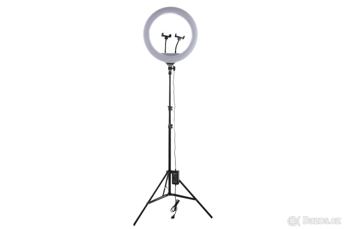 LED stmívatelné kruhové světlo 46cm + stativ