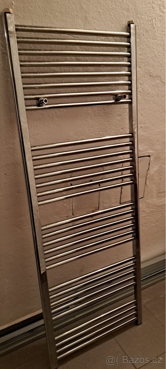 Nerezový koupelnový radiátor / žebřík – 160 cm