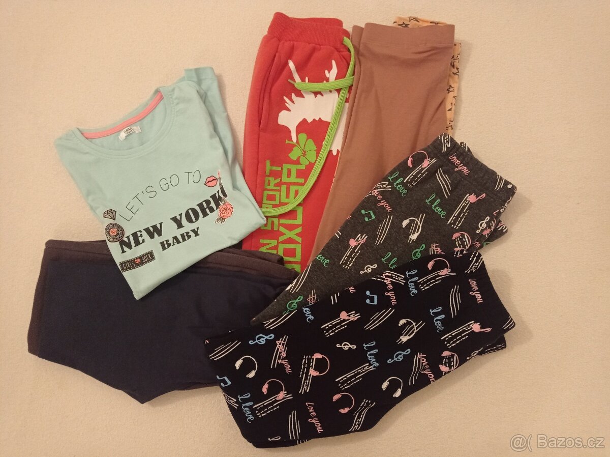 Balíček dívčího oblečení č.6, vel. 146-152