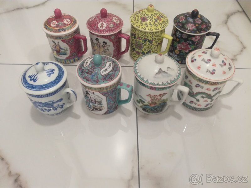 čajové čínské hrníčky