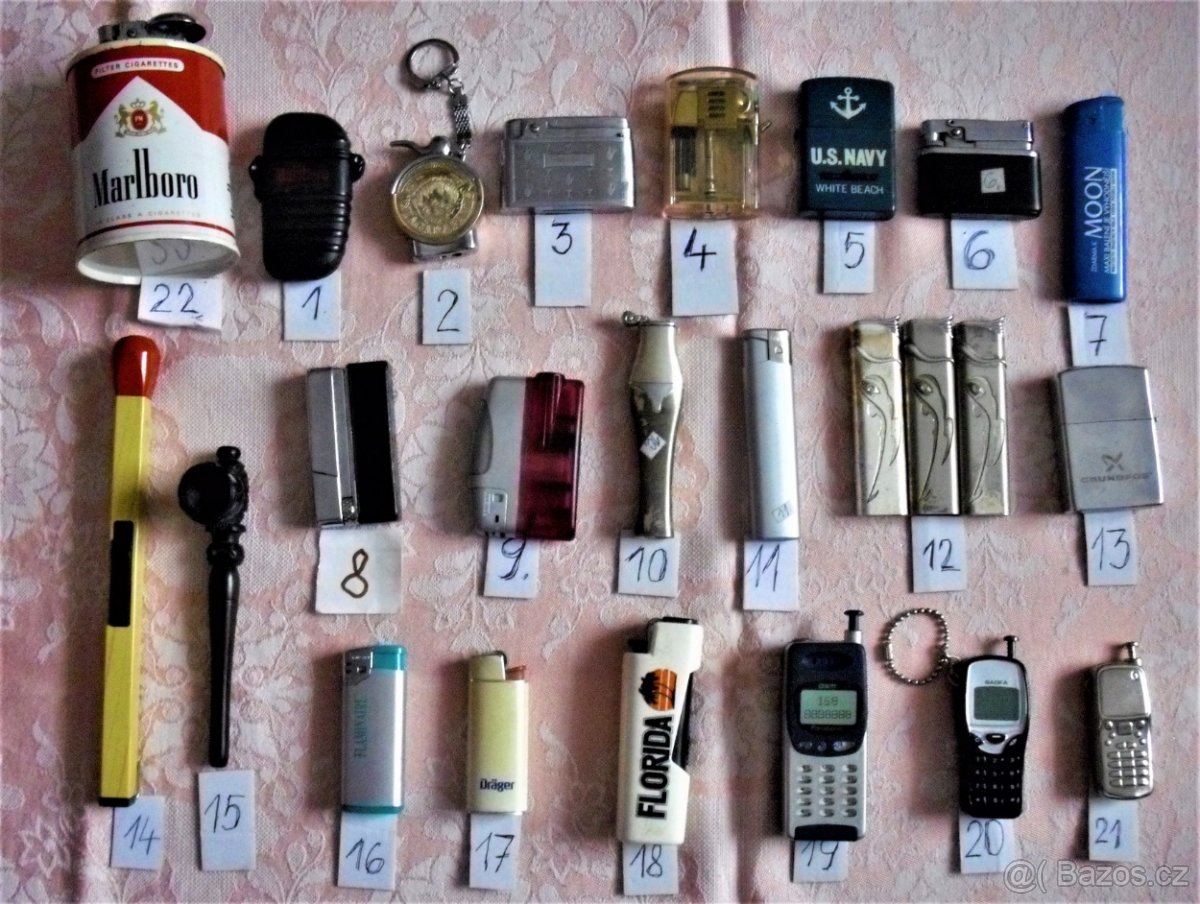 Zapalovače 22 ks (3)