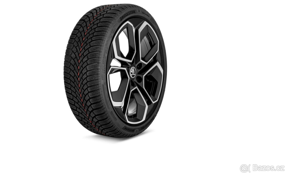 Octavia - originál komplet zimní kola.Jako nové.8mm.Přivezu