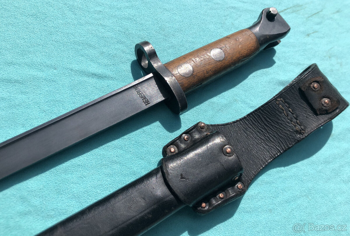 Holandský bodák Hembrug M1895 – 1. sv. válka