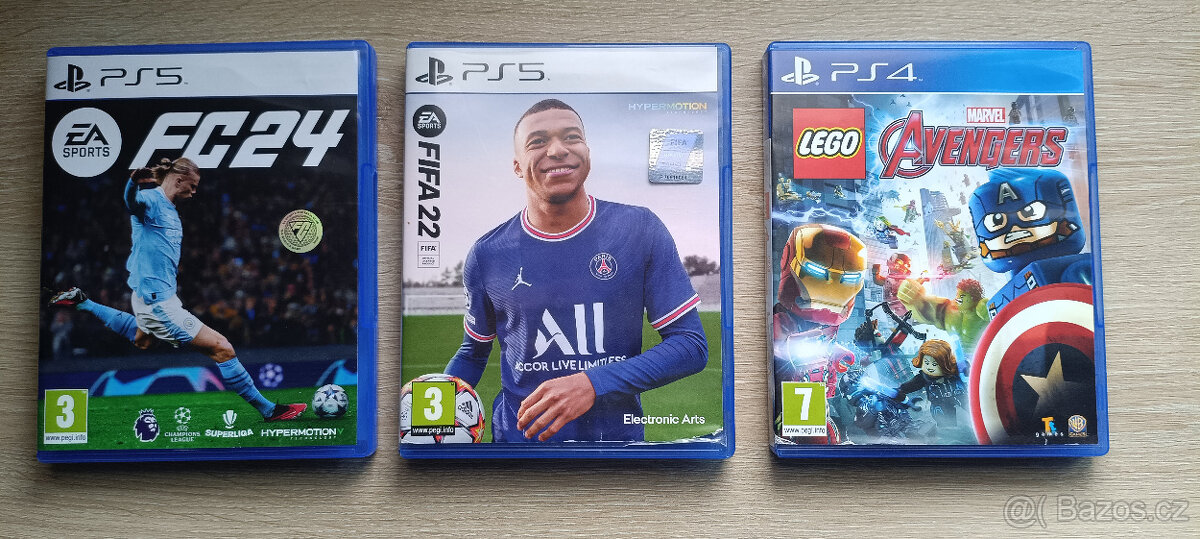 Prodám hry na PS 4, PS 5 a Nintendo Switch