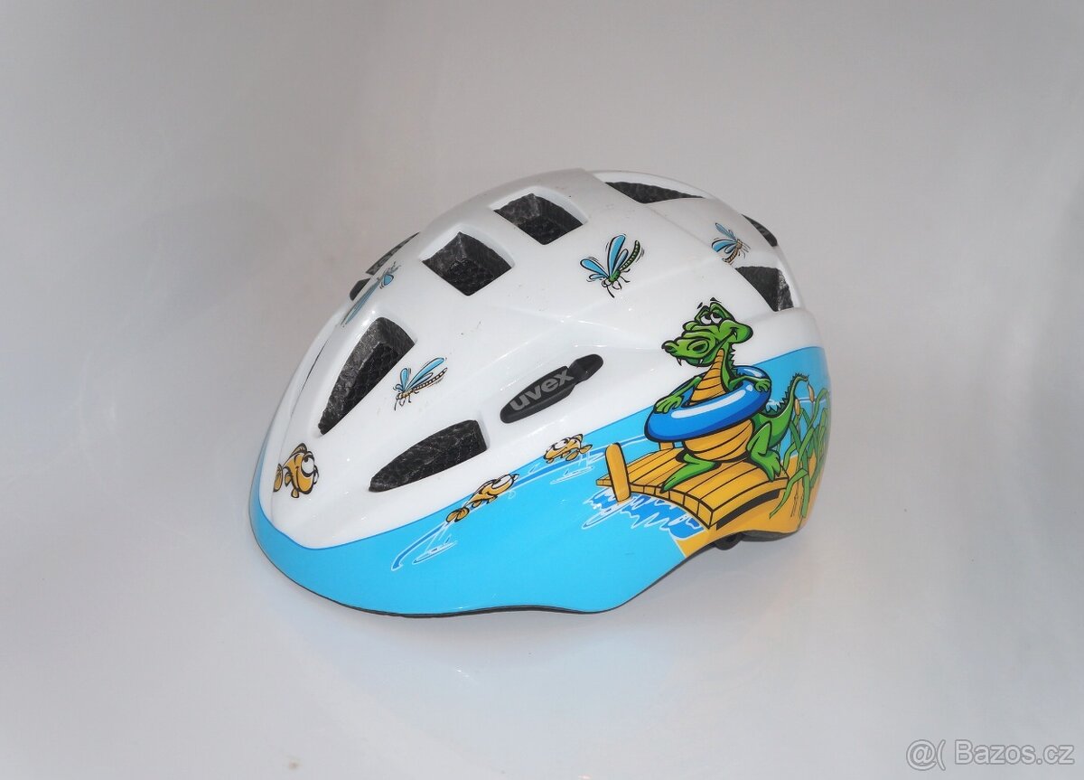 Cyklistická dětská helma XS dívčí přilba na kolo Uvex 46-52.
