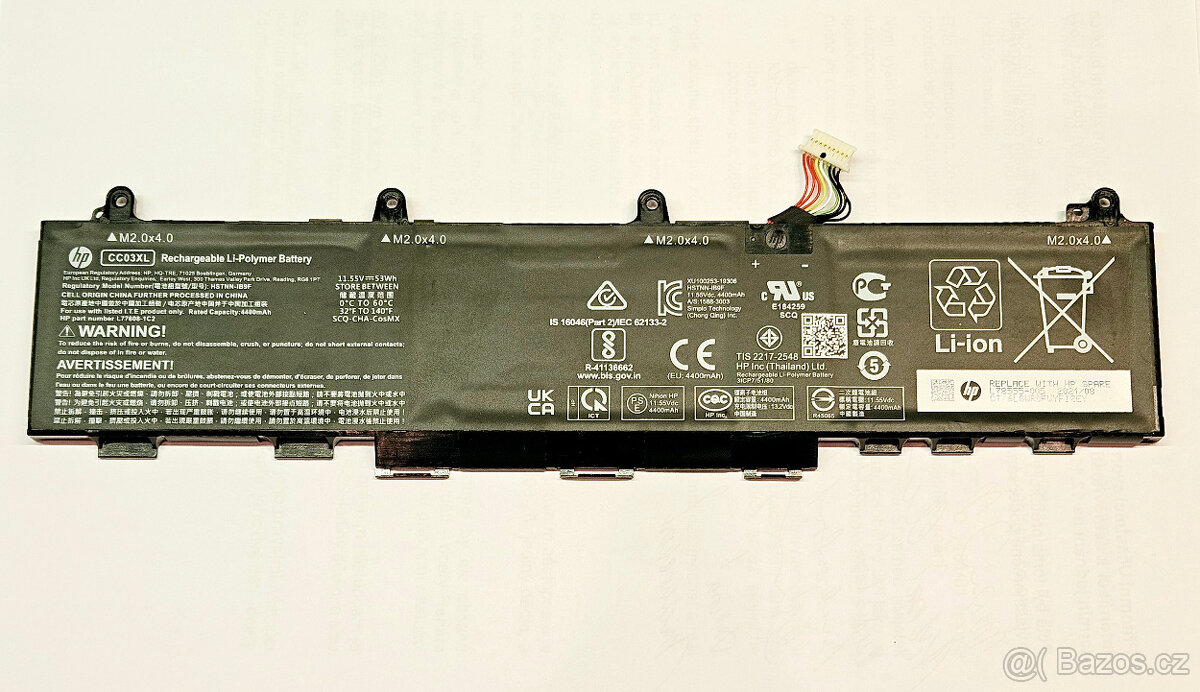 Baterie originální HP CC03XL