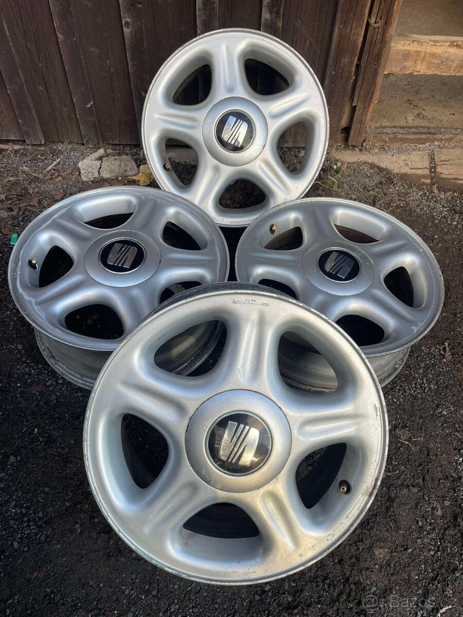 15" ALU kola – 4x100 R15 SEAT (ŠKODA,VOLKSWAGEN, OPEL)