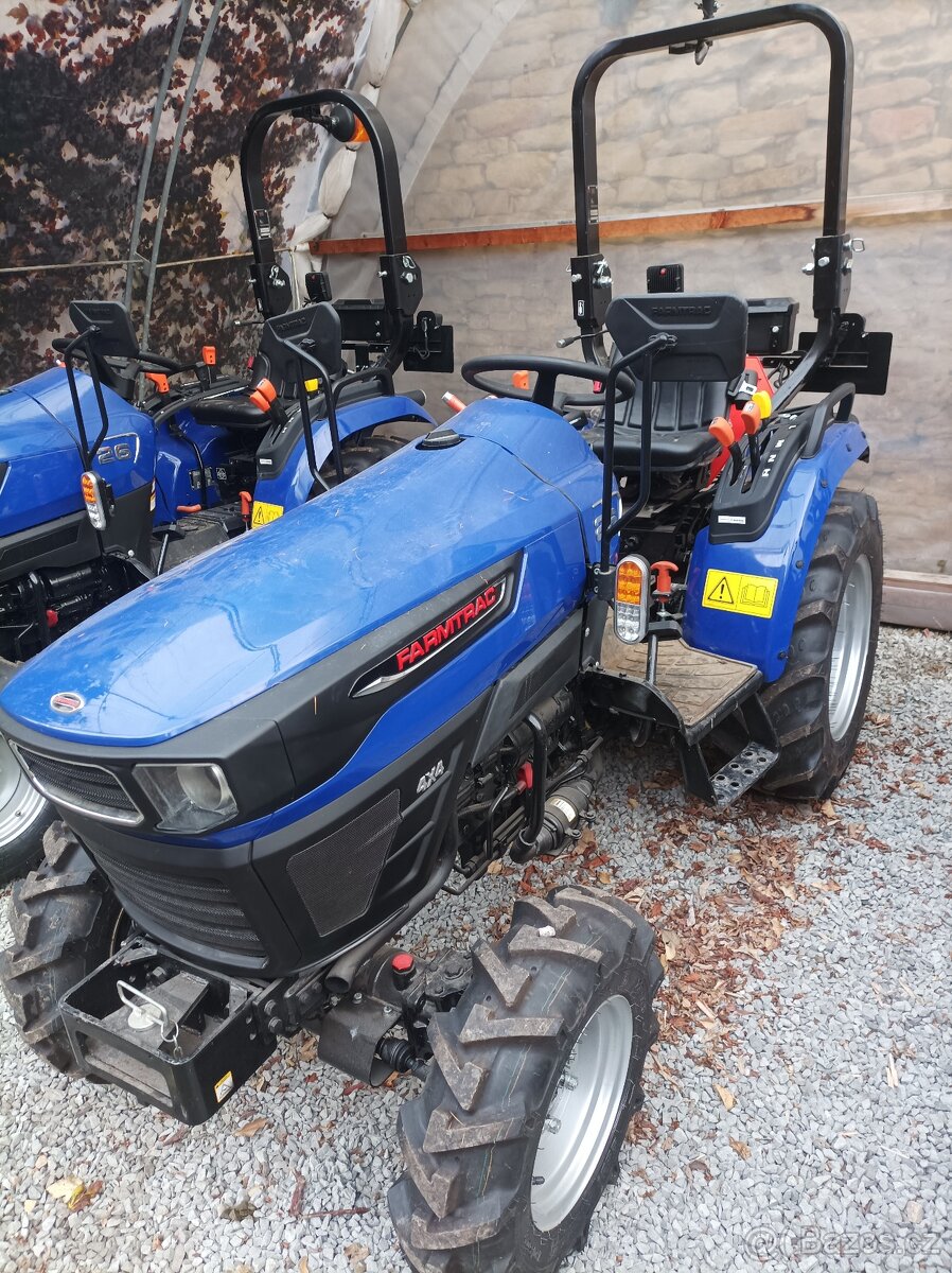 Malotraktor Farmtrac 26 4WD širší radiálky