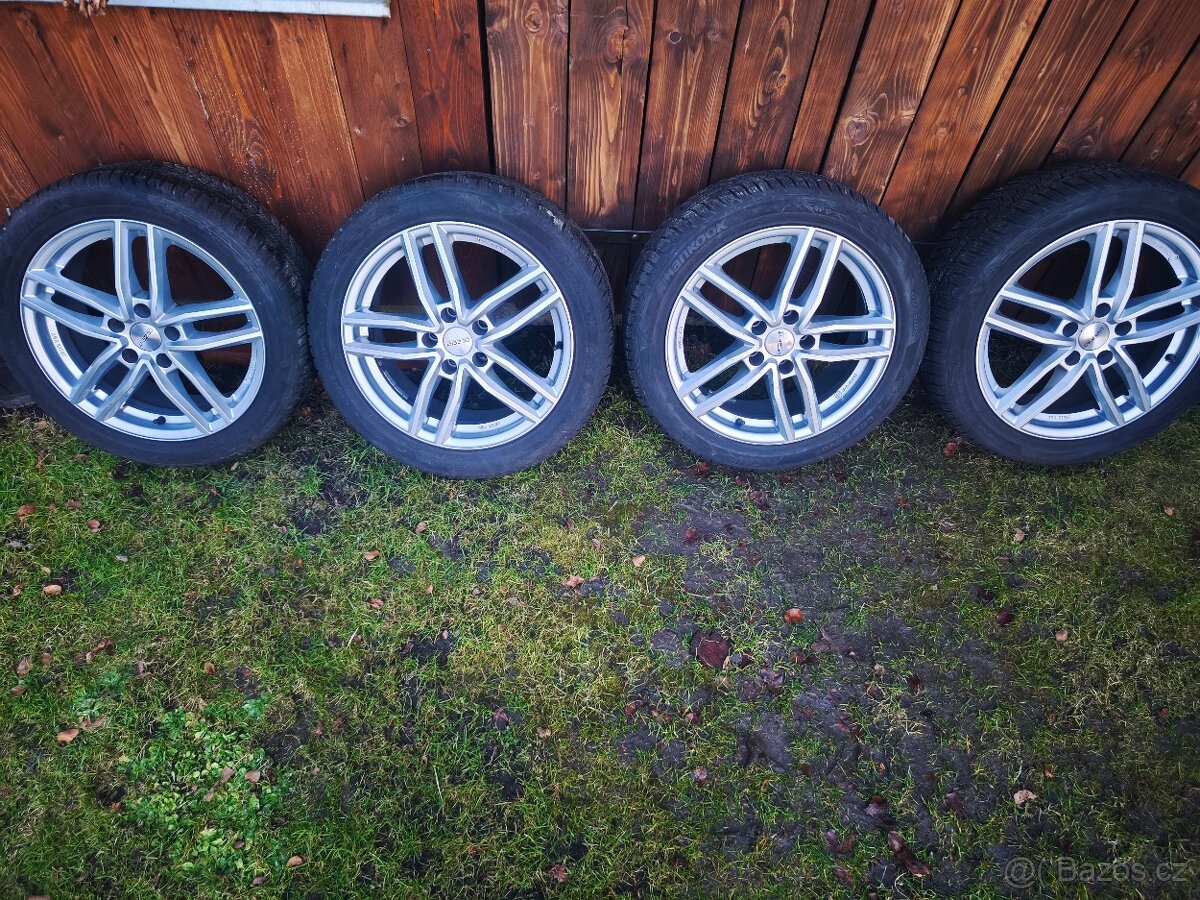 ALU kola Dezent 5x112 R17 s pneu 205/50 hankook
