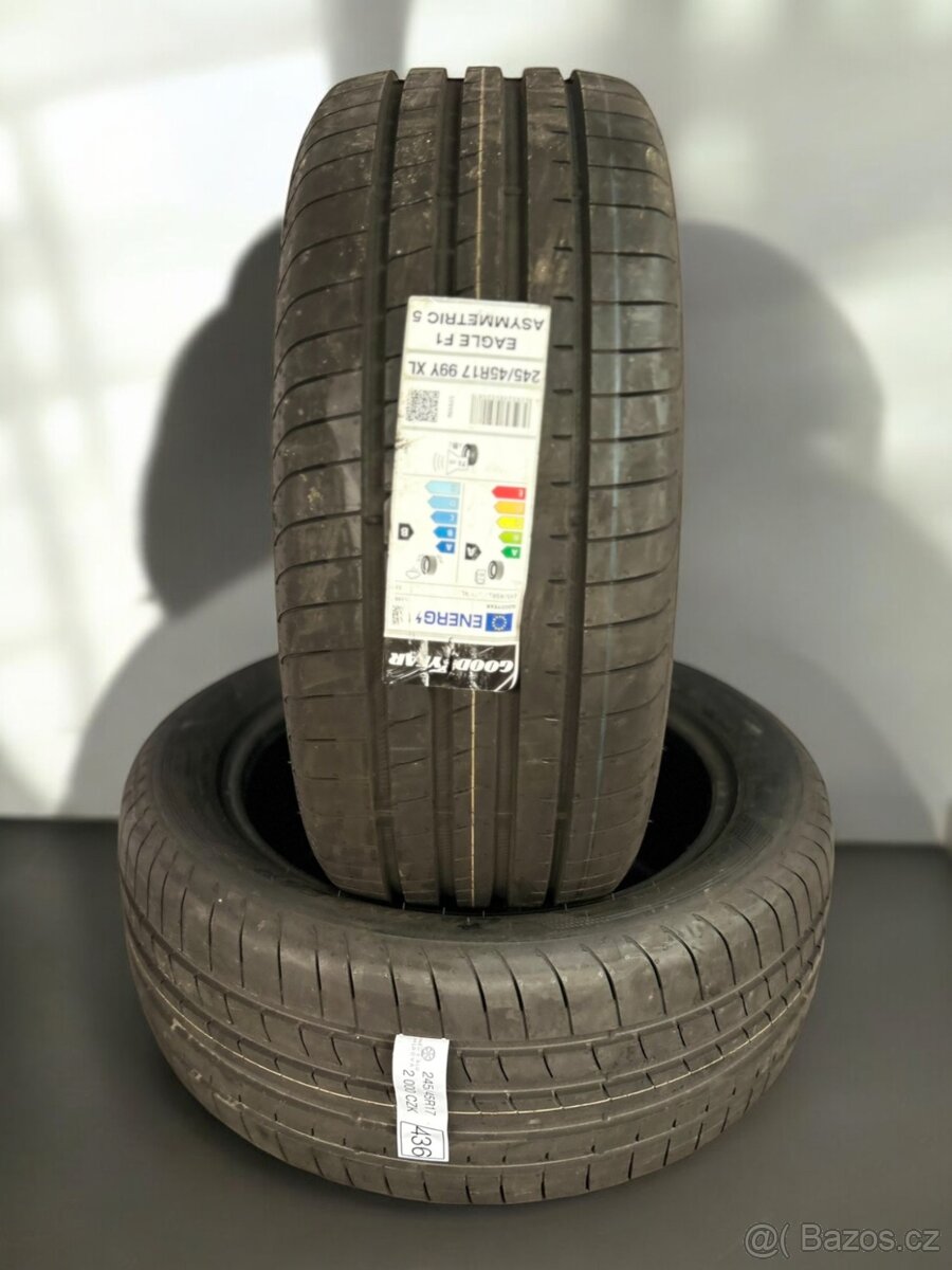 letní pneumatiky Goodyear 245/45r17