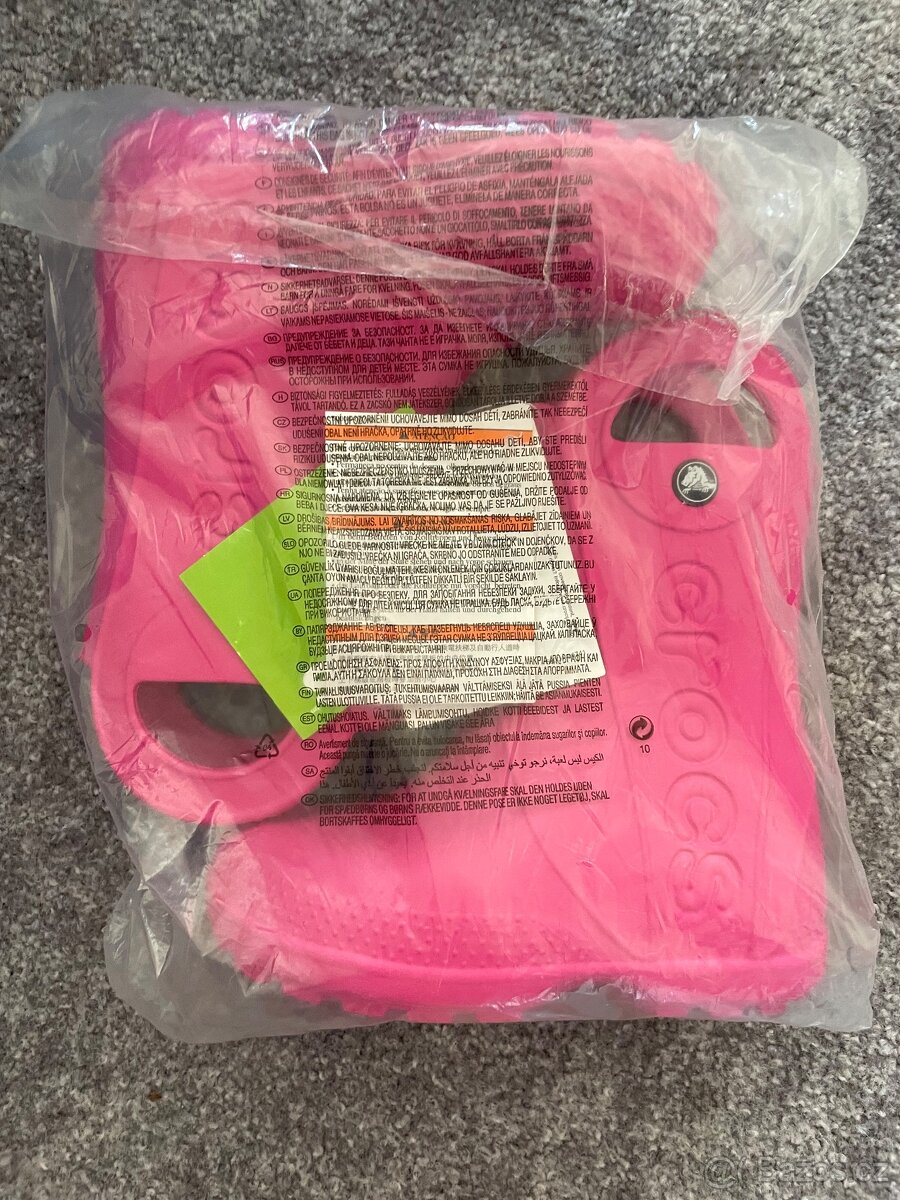 Crocs holinky Handle it Rain růžové c11
