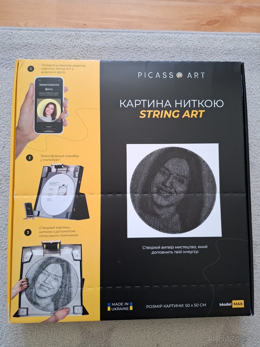 Kreativní sada - PicassoART - obraz z nití