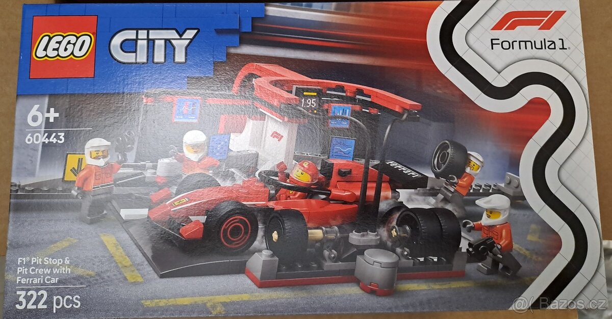 Lego City 60443 Zastavka v boxech F1