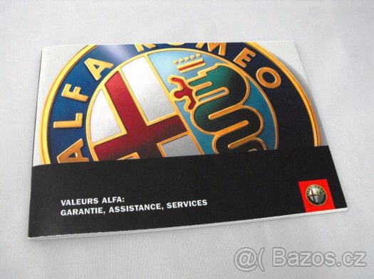 Servisní knižka Alfa Romeo