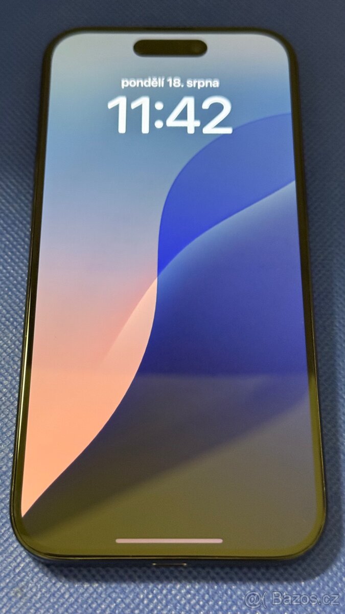 iPhone 15 Pro 256GB Blue titan, Top stav A+