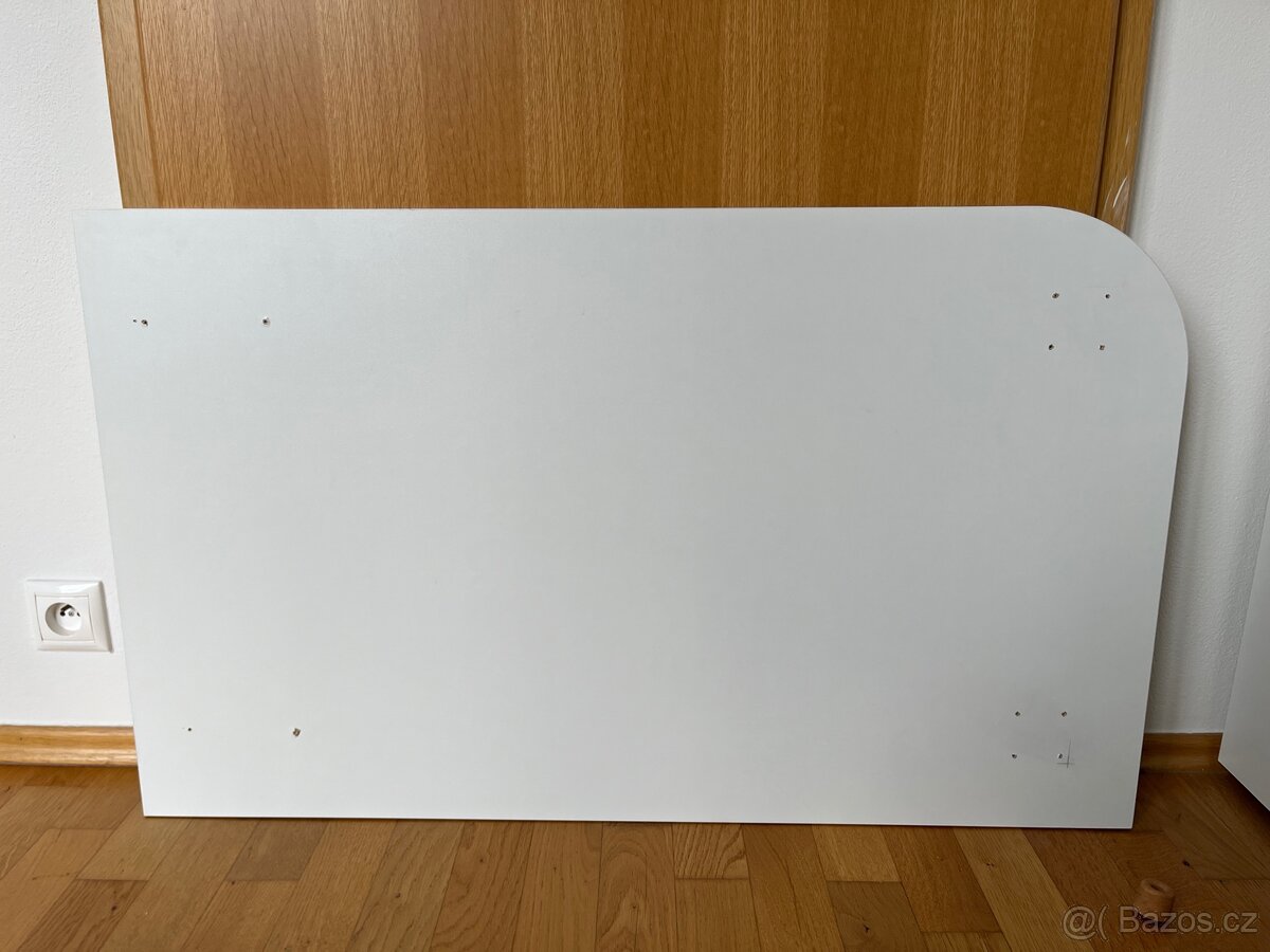 Stolová deska bílá, 1000x600x18mm
