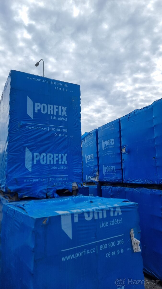 Porfix - pórobeton doprodej ucelené palety i kusy