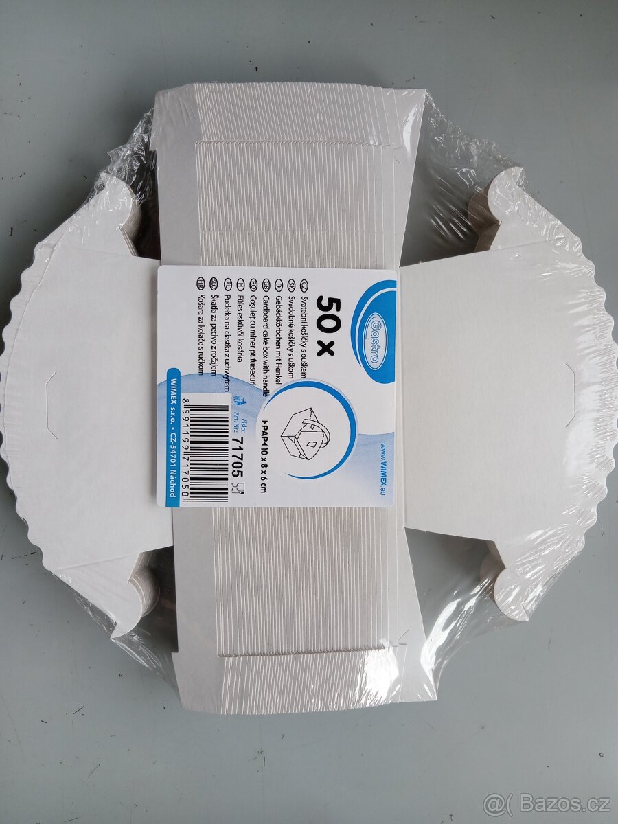 Košíčky na svatební koláčky