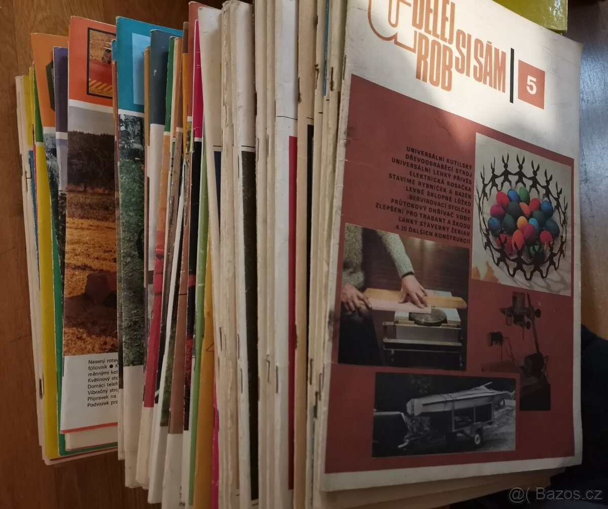 Udělej (Urob) si sám - velké množství časopisů