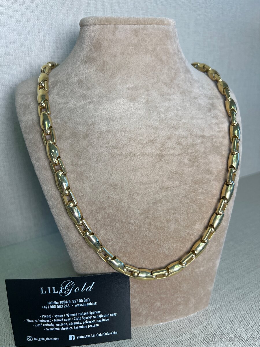Zlatý řetízek 585/1000 52.22g Nová puncovaná