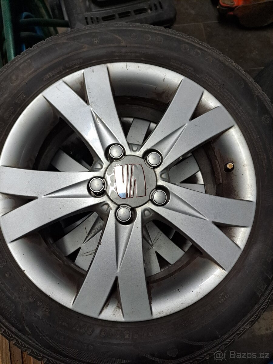 Kola alu r16 + celoroční pneu 215/55 r16