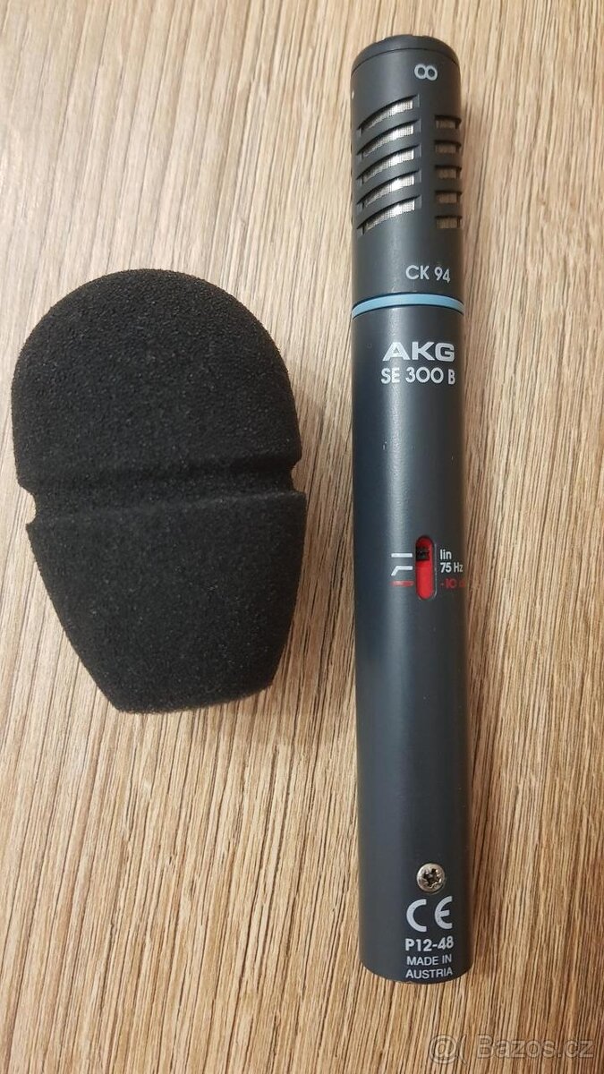 Kondenzátorový mikrofón AKG se 300 B + CK94
