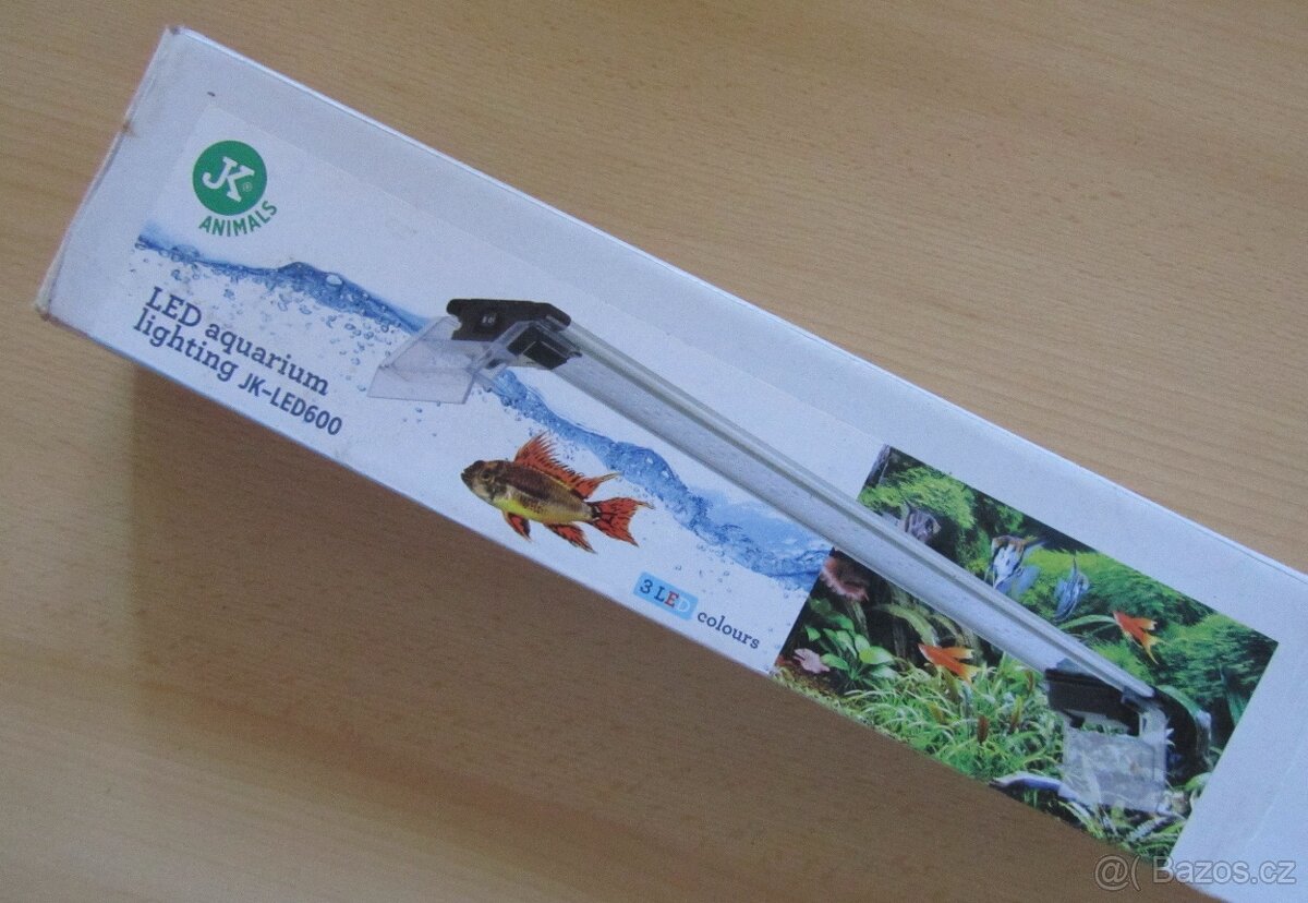 LED osvětlení 20W pro akvárium 60cm nové,nepoužité