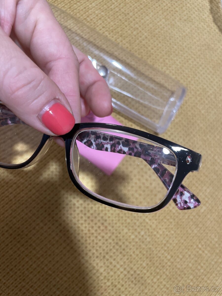 Dioptrické brýle fialové