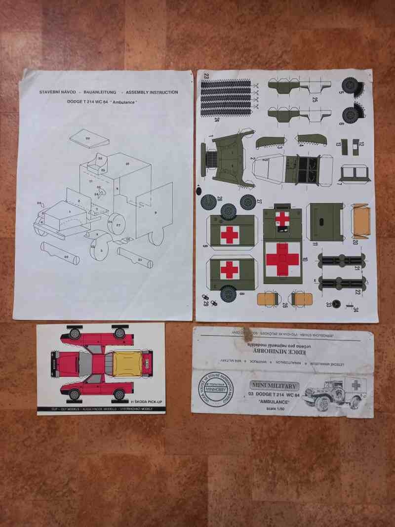 PAPÍROVÉ MODELY , /Hr41/ ,