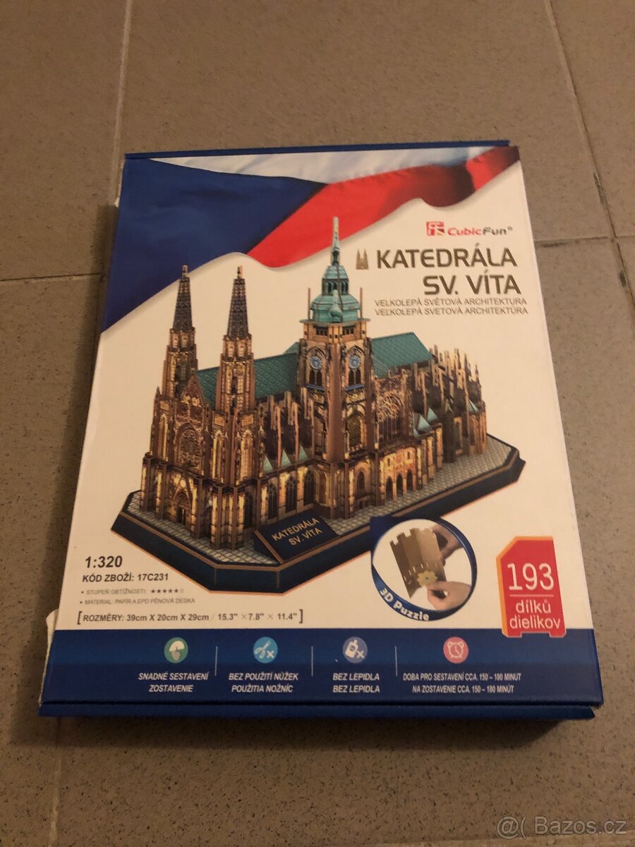 3D puzzle Katedrála sv. Víta