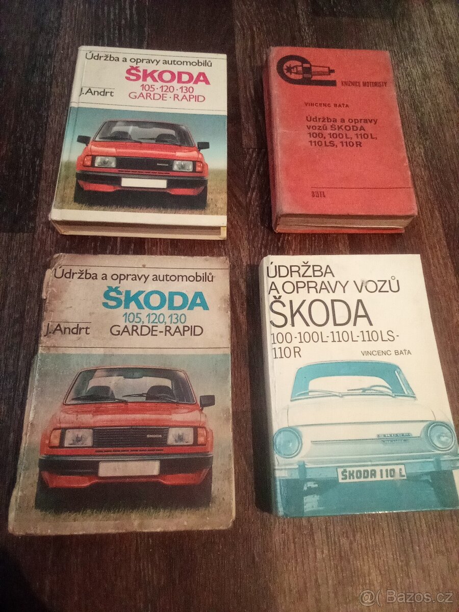 Knihy o autech.
