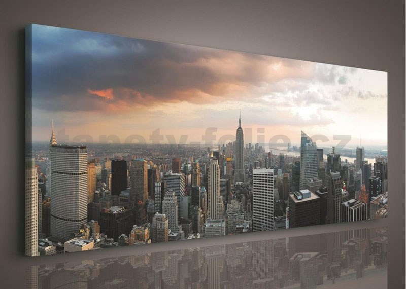 Obraz na plátně New York 45x145 cm.
