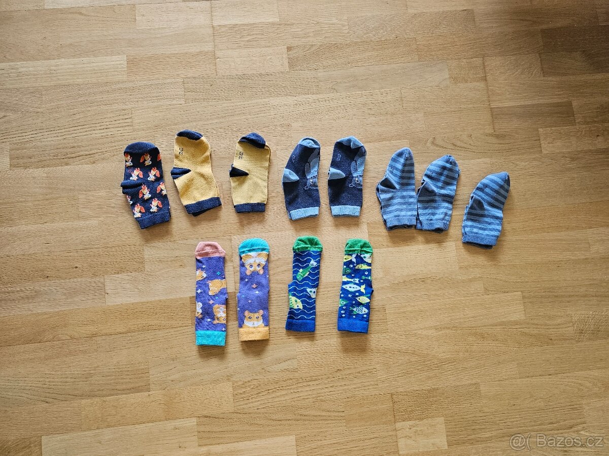 Set ponožek, 17x ponožky, TCHIBO, DEDOLES, VOXX, vel. 25-30