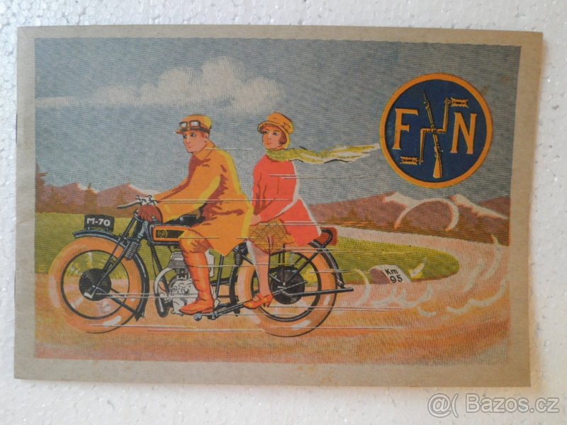 FN motocykly,konrád vichr brno 1935-uníkátní prospekt česky