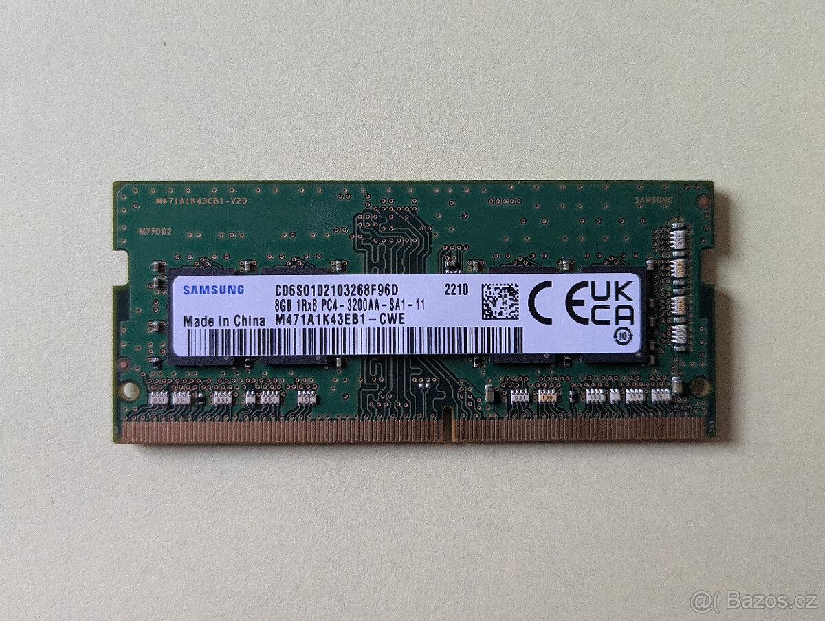 Samsung 8GB DDR4 SO-DIMM 3200MHz