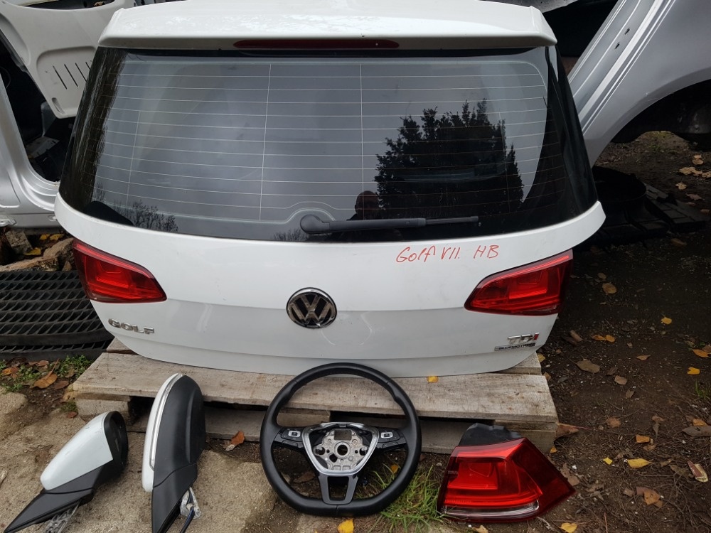 vw golf VII. hb i variant 4x kapota, blatníky světla dveře