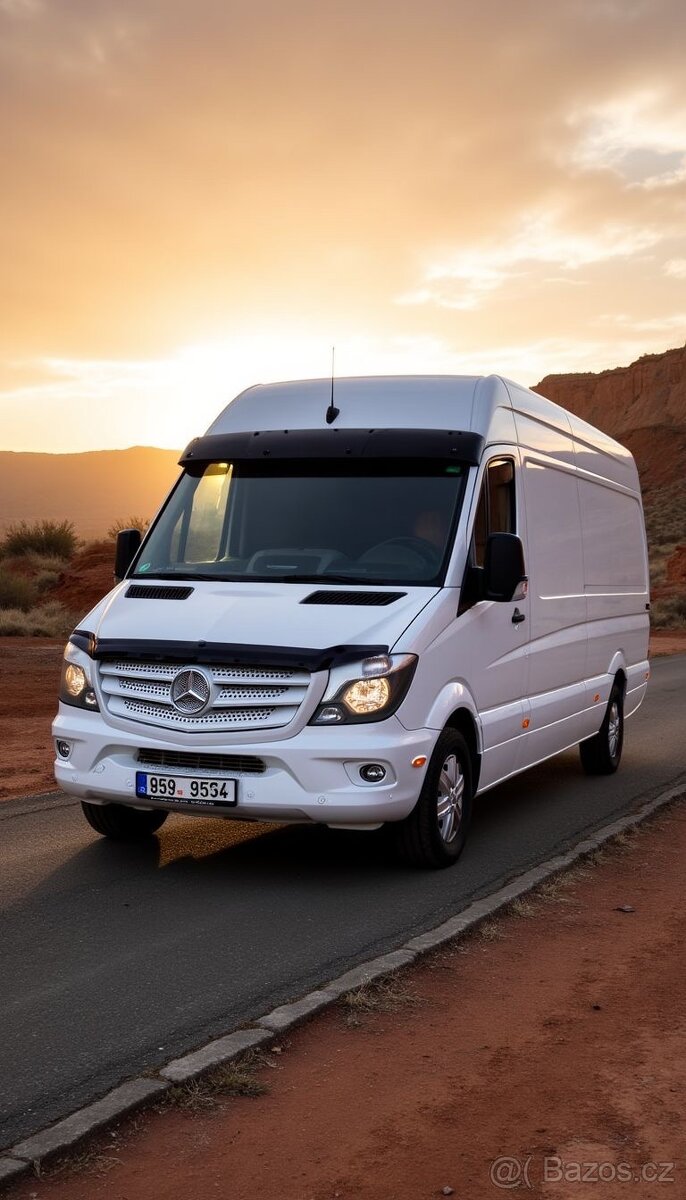Mercedes Sprinter-Camp rohové sezení,ležení