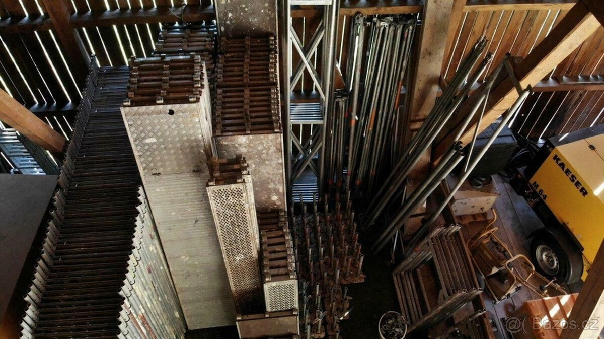 Layher, Assco, hliníkové lešení, lešení, fasádní lešení
