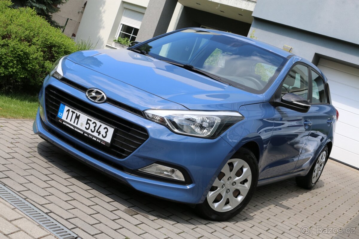 Hyundai i20 1.3 1.Majitel ČR, serv.knížka 41000KM