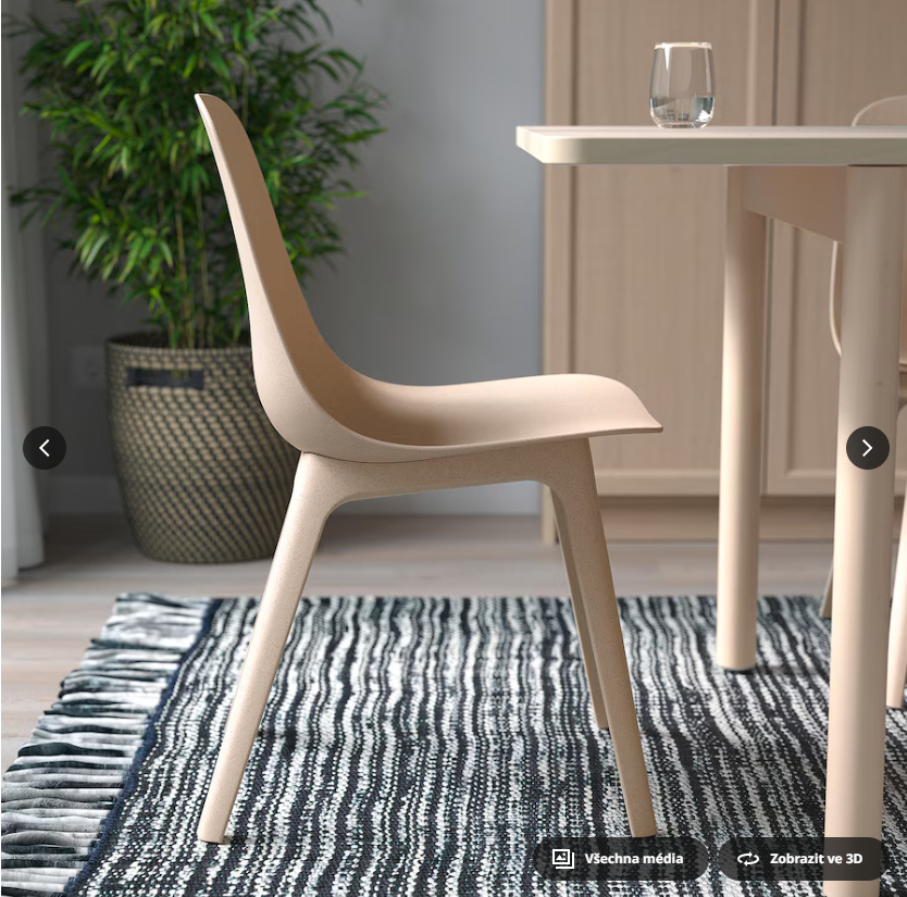 Kuchyňská židle IKEA Odger - béžová