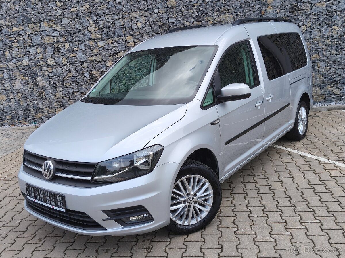 VW Caddy MAXI 1.4 TSi 92kw,DSG,r.2017,138TKM,2xklíč,NOVÁ STK