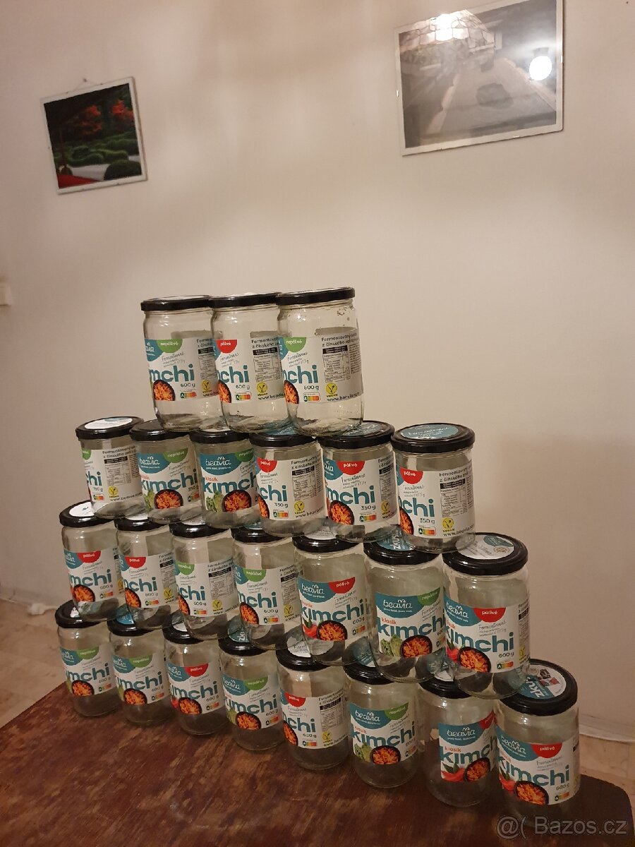 Prázdné sklenice cca 100ks