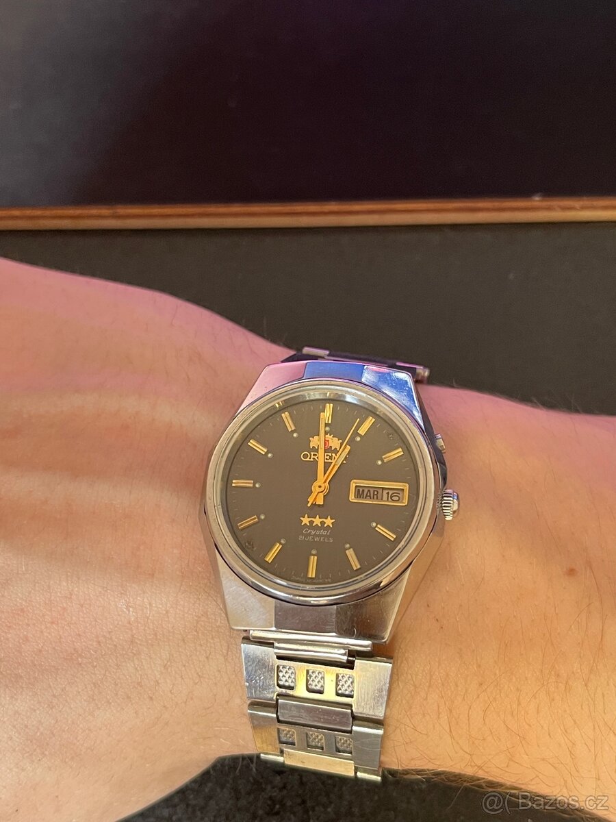 Orient 3 star černe