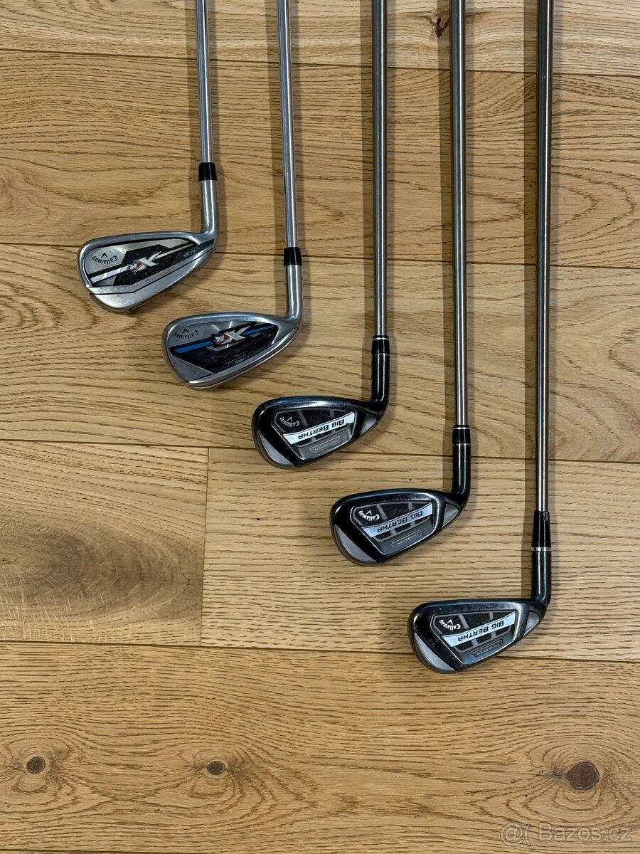 CALLAWAY Big Bertha OS 5-PW pánská sada želez ocelová LEVÉ