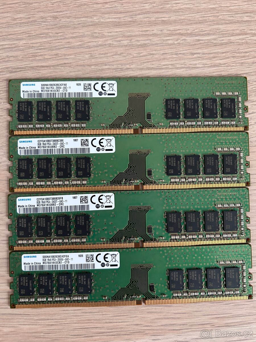 RAM 4x8 GB DDR3 Samsung